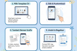 Cara Membuat CV Lamaran Kerja di Canva agar Tampil Profesional dan Menarik Rekruter