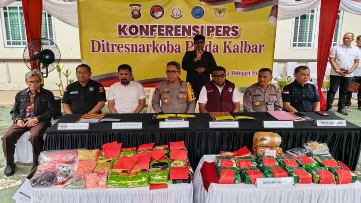 Pengungkapan Narkotika di Kalbar: 12 Kg Sabu Dimusnahkan