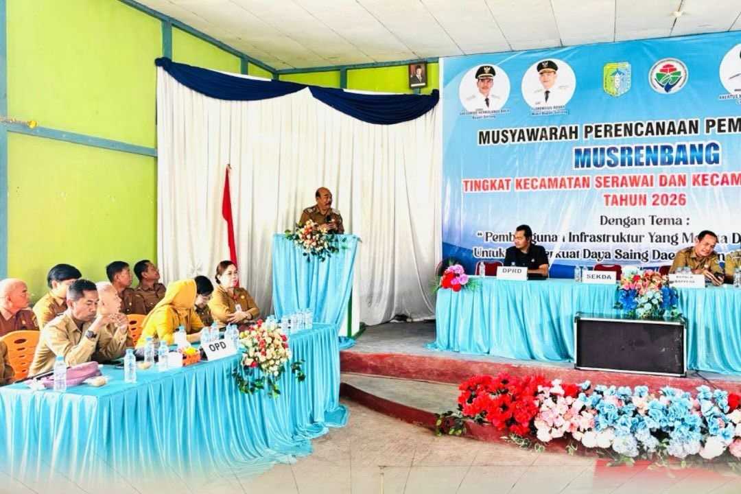 Bahas Perencanaan 2027 di Serawai, Sekda Kartiyus Targetkan Indeks Infrastruktur Sintang Capai 56,26 Persen