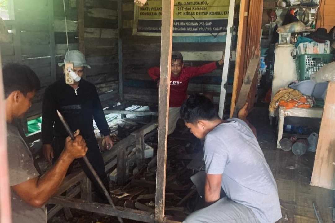 Pra TMMD ke-127 Kodim Sintang Kebut Perehaban Rumah Warga RTLH