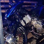 Tabrakan Innova dan MX King di Hulu Gurung Kapuas Hulu, Pengendara Motor Alami Patah Tulang