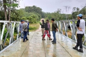 BPK RI Audit Fisik Ruas Jalan Nanga Payang – Landau Kaloi di Bunut Hulu