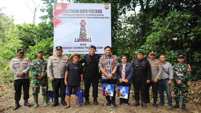 Brimob Kalbar Bangun Monumen Perjuangan di Kapuas Hulu, Kenang Enam Anggota Gugur Saat Konfrontasi 1965